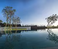 Villa The Iman, Piscine au coucher du soleil